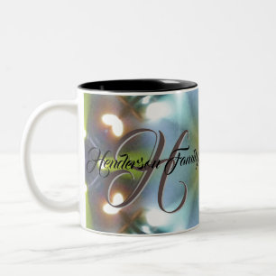 Custom wonderful family gifts Two-Tone coffee mug