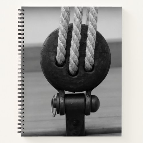 Custom Wood Block Spiral Notebook