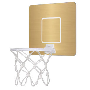 Custom wood mini basketball hoop