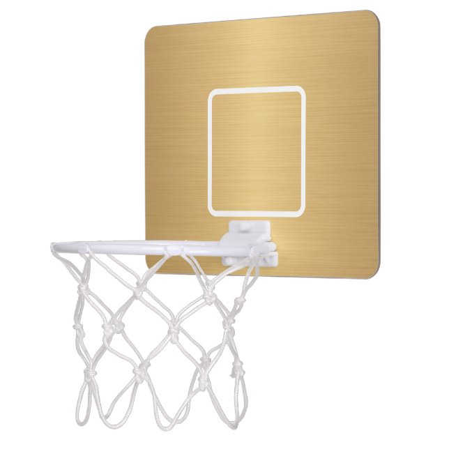 Custom wood mini basketball hoop (Left)