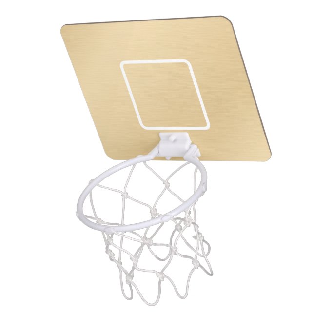 Custom wood mini basketball hoop (Above)