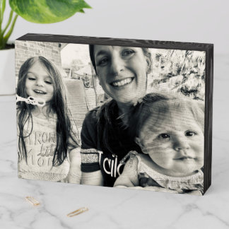 Custom Wood Photos Wooden Box Sign
