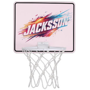 Custom wooden basketball hoop wall decoration