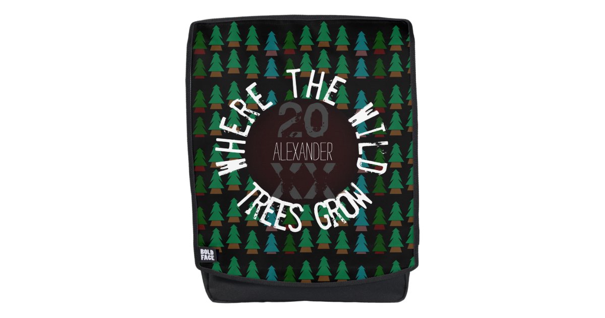 Custom Woodland Adventure Diaper Bag Backpack Zazzle Com