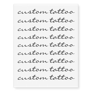 Custom Word Dainty Quote Party Bachelorette Hen Do Temporary Tattoos