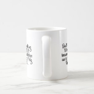 Custom Word Monochrome Aesthetic Coffee Mug