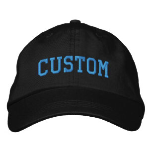 Custom Word Text Her Personalized Gift for him Embroidered Baseball Cap