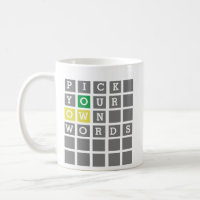 Custom Wordle Mug