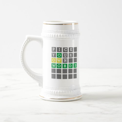 Custom Wordle Mug