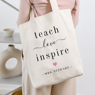 Personalized Large Teacher Tote Bag - Custom Gift for Teacher - Customized  Tote Bag - Gift for Teacher - Thank You Gift for Teacher - Student Teacher