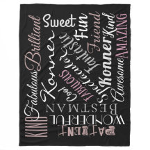 Custom Words Personalized Positive Attributes