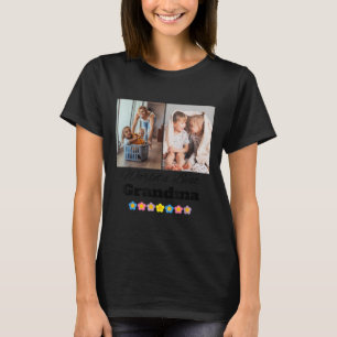 Custom Worlds Best Grandma Photo - Personalize Wit T-Shirt