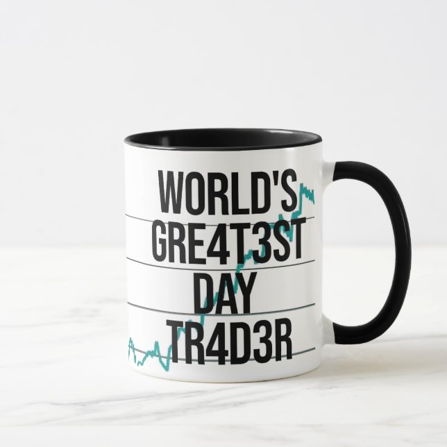 CUSTOM Worlds Greatest Day Trader Mug (Right)