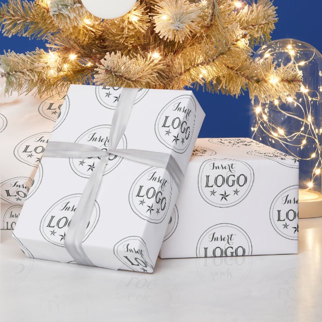 Custom Wrapping Paper with Your Logo Design (Holidays)