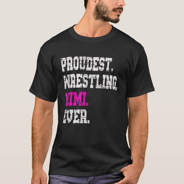 Custom Wrestling Mimi TShirt Best Mimi Ever Gift (Front)
