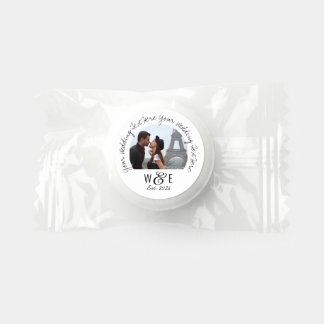 Custom Written Text Hersheys Mints Wedding Favors