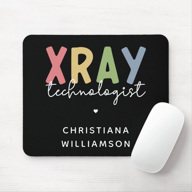 Custom Xray Technologist X-ray Tech Gifts Mouse Pad (With Mouse)