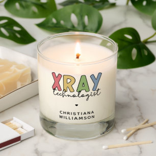 Custom Xray Technologist X-ray Tech Gifts Scented Candle