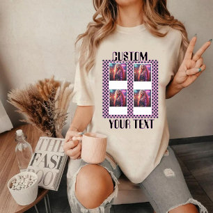  Custom Y2K Photo Collage T-Shirt   Vintage Pastel