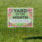 Custom Yard of the Month Award