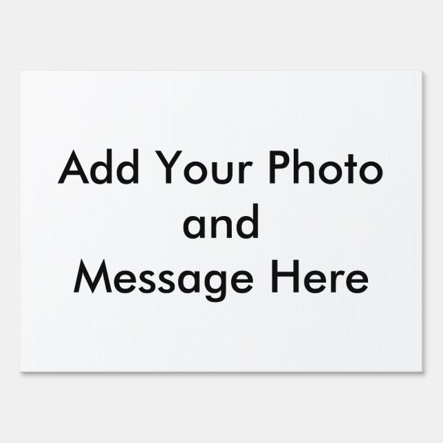 Custom Yard Sign (Front)