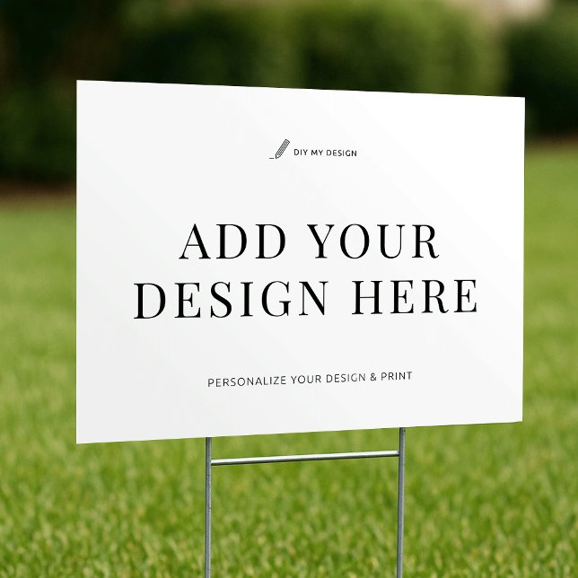 Custom Yard Sign Printing 36x24" Upload Artwork (Creator Uploaded)