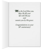 Custom Year 50th Anniversary of Ordination Green (Inside (Right))