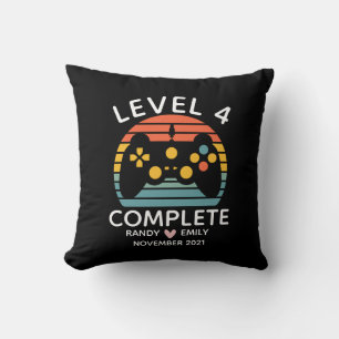 Custom Year Anniversary Gift For Husband wife, Throw Pillow