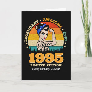 Custom Year Birthday Card for Her - Women Birthday