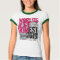 Custom Year Black, Hot Pink Worlds Best Mom Tshirt