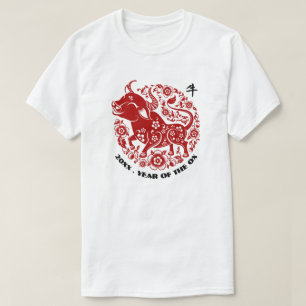Custom Year   Chinese Year of the Ox T-Shirt