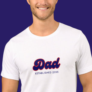 Custom Year Dad  Tri-Blend Shirt