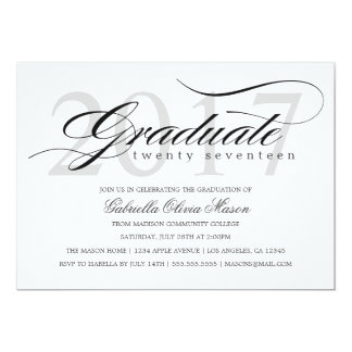 elegant graduation announcements