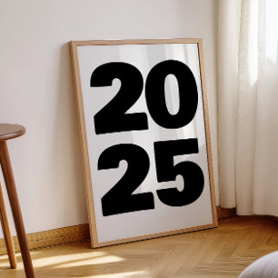 Custom Year for Event Print Poster Paper Birth Yea