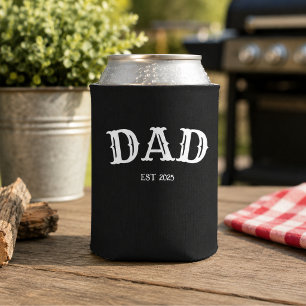 Custom Year Gift for Dad Can Cooler