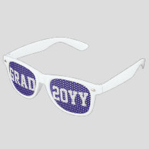 Custom Year Grad School College Graduation Party Retro Sunglasses