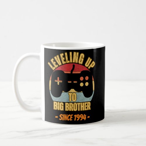 Custom year Leveling Up to big brother Coffee Mug