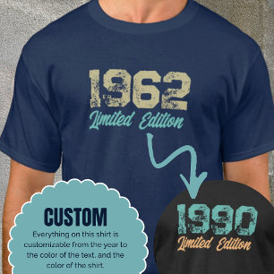 Custom Year Limited Edition Shirt Birthday Gift