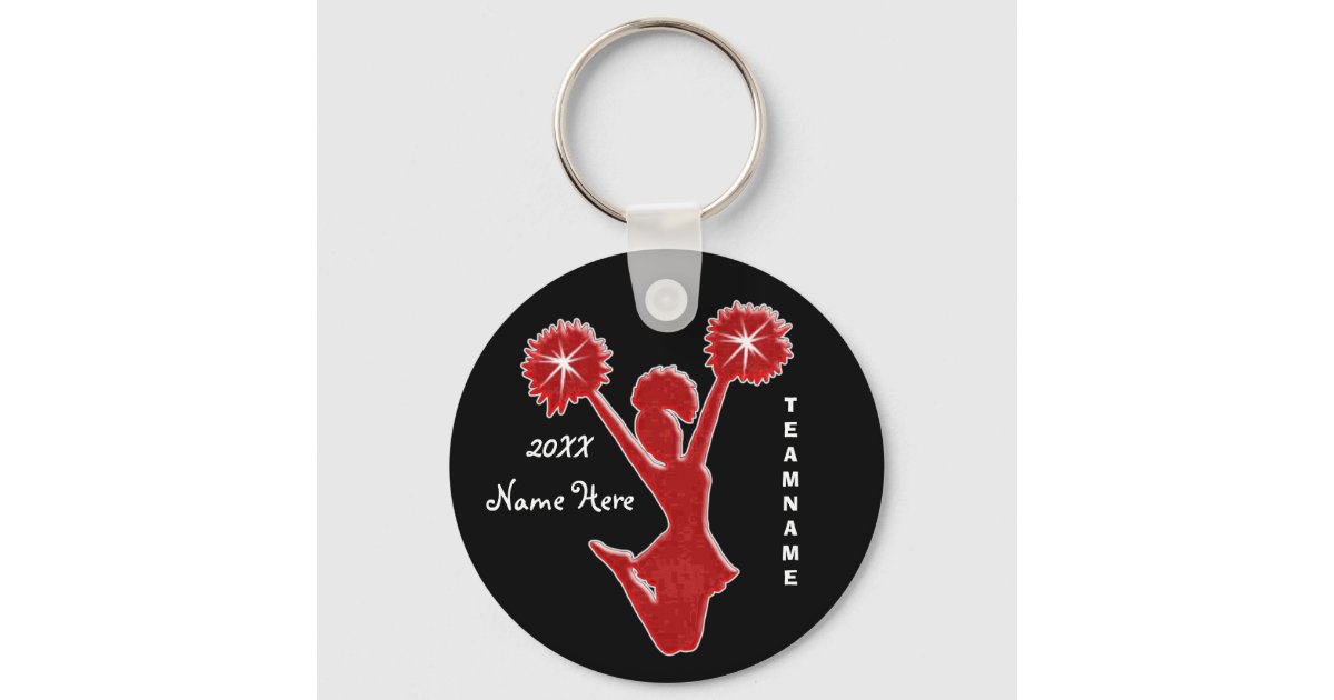 Cheap CHEER Keychains in Bulk Your Team COLORS