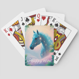 Custom Year of the Horse 2026 Poker Cards