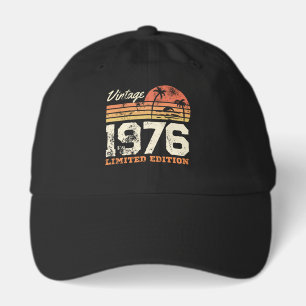Custom Year Vintage 1976 Limited Edition Hat