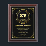 Custom Year Work Anniversary Employee Appreciation Award Plaque<br><div class="desc">personalized year work anniversary quotes award,  for Employee Appreciation. personalized gift</div>