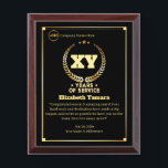 Custom Year Work Anniversary Employee Appreciation Award Plaque<br><div class="desc">Celebrate your employee's anniversary with a Custom Appreciation Message Award Plaque, recognizing their dedication and contributions. Craft a heartfelt message that reflects their journey, values, and impact within the company. This thoughtful gift honors their hard work and reinforces the strong bond between the employee and the organization, making them feel...</div>