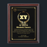 Custom Year Work Anniversary Employee Appreciation Award Plaque<br><div class="desc">Celebrate your employee's anniversary with a Custom Appreciation Message Award Plaque, recognizing their dedication and contributions. Craft a heartfelt message that reflects their journey, values, and impact within the company. This thoughtful gift honors their hard work and reinforces the strong bond between the employee and the organization, making them feel...</div>