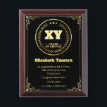 Custom Year Work Anniversary Employee Appreciation Award Plaque<br><div class="desc">personalized year work anniversary quotes award,  for Employee Appreciation. personalized gift</div>