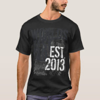 Custom Year World's Best Dad Grunge Father's Day T-Shirt