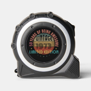 custom years of being awesome birthday gift tape measure