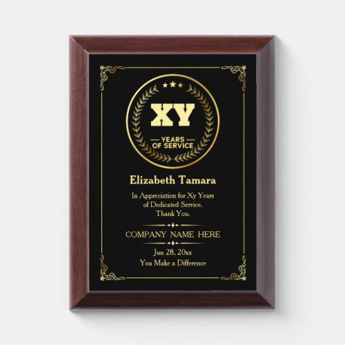 Custom Years of Service | Employee Appreciation