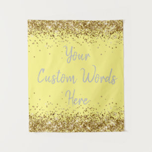 Custom Yellow Backdrop Birthday Party Photo Booth