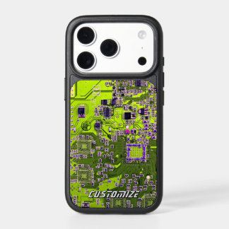 Custom Yellow PCB Circuit Board for IT Pros 2 iPhone 17 Pro Case